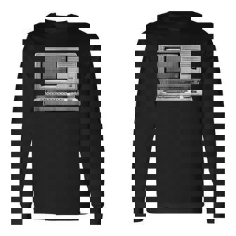 アップル Lisa コンピュータ 長袖Tシャツ - Kawaiitshirt