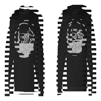 アドベンチャーバイクtシャツ 長袖Tシャツ - Kawaiitshirt