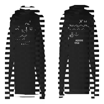 アドレナリン分子化学記号 長袖Tシャツ - Kawaiitshirt