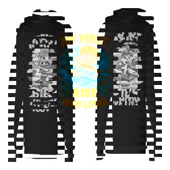 アニメ 飛行機 ライド ファーストクラスの乗客向け 長袖Tシャツ - Kawaiitshirt