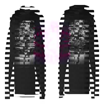 アニメ・漫画風 カワイイdj ワイフガール 日本文化 長袖Tシャツ - Kawaiitshirt