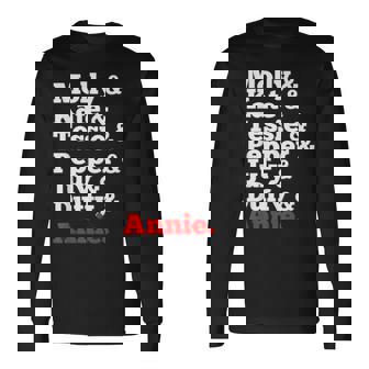 アニーの孤児たち 長袖Tシャツ - Kawaiitshirt