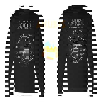 アヌビス 古代エジプトの神 エジプト神話 長袖Tシャツ - Kawaiitshirt