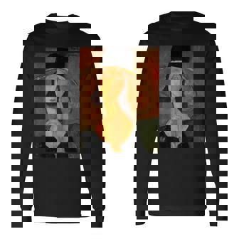 アメデオ モディリアーニのジャンヌ・ヘブターヌ 大きな帽子 長袖Tシャツ - Kawaiitshirt