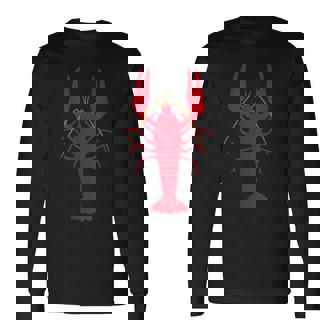 アメリカザリガニ_エビガニ_ザリガニ 長袖Tシャツ - Kawaiitshirt