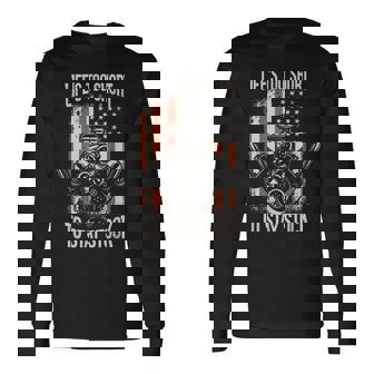 アメリカン マッスル カー メカニクス ドラッグ レーシング ホットロッド 長袖Tシャツ - Kawaiitshirt