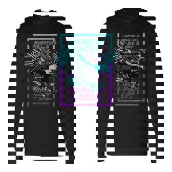 アメリカンイーグル ビンテージ レトロ アメリカンイーグル 長袖Tシャツ - Kawaiitshirt