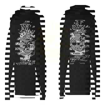 アメリカンイーグル ヴィンテージ レトロ アンティーク調 愛国心 7月4日 長袖Tシャツ - Kawaiitshirt