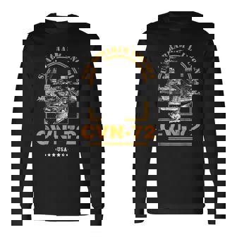 アメリカ海軍航空母艦 Cvn-72 エイブラハム・リンカーン Uss Abraham Lincoln 長袖Tシャツ - Kawaiitshirt