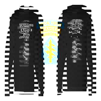 アメリカ陸軍特殊部隊-特殊部隊レンジャータブ-15W 長袖Tシャツ - Kawaiitshirt