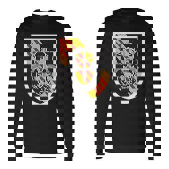 アメリカ陸軍第5特殊部隊グループ ベレー帽 閃光と紋章 長袖Tシャツ - Kawaiitshirt