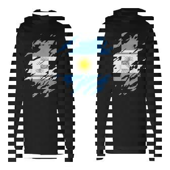 アルゼンチンの旗アルゼンチン 長袖Tシャツ - Kawaiitshirt