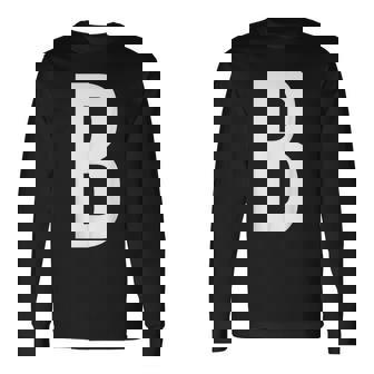 アルファベットアルファベットモノグラムイニシャル。 長袖Tシャツ - Kawaiitshirt