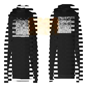 アルフォンス・マリア・ミュシャの季節 長袖Tシャツ - Kawaiitshirt