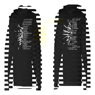 アレクサンダー大王の戦い 古代マケドニア 長袖Tシャツ - Kawaiitshirt