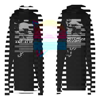 アンキロサウルス 恐竜 レトロ 長袖Tシャツ - Kawaiitshirt