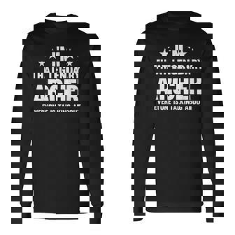 アーチャー 個人名 I'm That Legendary Archer 長袖Tシャツ - Kawaiitshirt