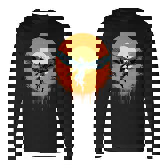 イカロスと蝋の翼 長袖Tシャツ - Kawaiitshirt