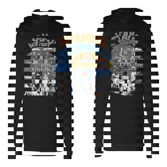 イスタンブール 猫の街 トルコ土産 トルコ猫好きギフト 長袖Tシャツ - Kawaiitshirt