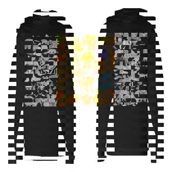 イタリア ブレイン ロート ミーム タイプ コレクション クレヨン キッズ 手描き 長袖Tシャツ - Kawaiitshirt