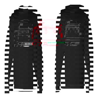 イタリアのクラシックスポーツカーイタリアンスタイルの自動車デザイン 長袖Tシャツ - Kawaiitshirt