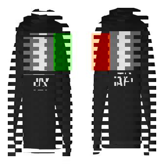 イタリアの国旗 長袖Tシャツ - Kawaiitshirt