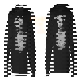 イタリアングレイハウンド ウィペットチェストバッグ 犬の飼い主用 長袖Tシャツ - Kawaiitshirt