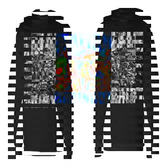 イタリア料理ブレインロット 長袖Tシャツ - Kawaiitshirt