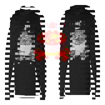 イチゴケーキ スイーツ デザート かわいい 春 パティシエ、普段着、いちご狩り、いちご、ストロベリー、お菓子 長袖Tシャツ - Kawaiitshirt