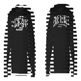 イリノイ州ロックフォード大学スタイル 長袖Tシャツ - Kawaiitshirt