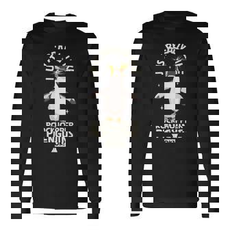 イワトビペンギンが大好き 長袖Tシャツ - Kawaiitshirt