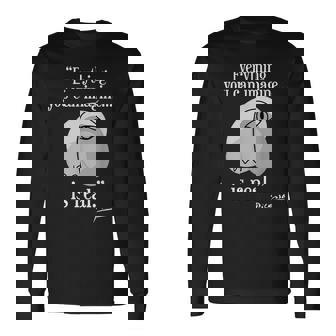 インスピレーションを与える引用句 パブロ・ピカソ 長袖Tシャツ - Kawaiitshirt