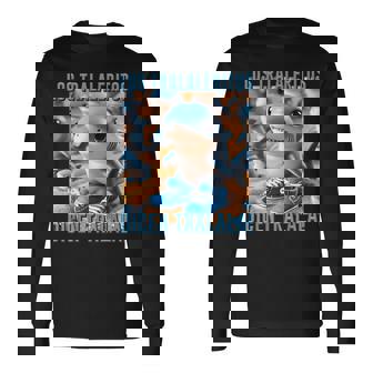 インターネットミーム 陽気なaiモンスター ロス トラレリトス ディセン 長袖Tシャツ - Kawaiitshirt