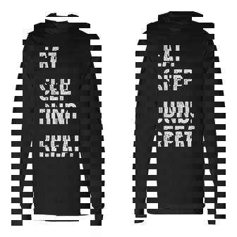 イート・スリープ・ディスクダンノ・リピート 長袖Tシャツ - Kawaiitshirt