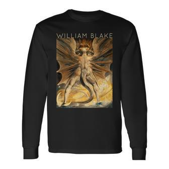 ウィリアム・ブレイク ドラゴンi アーティスト向け 長袖Tシャツ - Kawaiitshirt