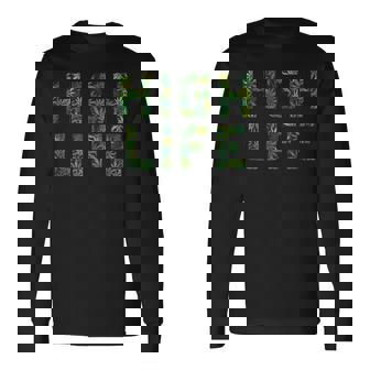 ウィードシャツ メンズ レディース ハイライフ 大麻 マリファナ 恋人 ギフト 長袖Tシャツ - Kawaiitshirt