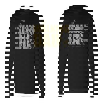 ウォーキングパパ 面白い 新米パパ ギフト クリスマス 父の日 長袖Tシャツ - Kawaiitshirt