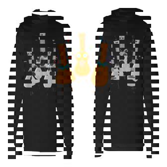 ウクレレダンス ウクレレパーティー 夏の音楽家 長袖Tシャツ - Kawaiitshirt