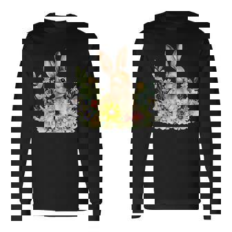 ウサギの恋人 グラフィックデザイン ウサギ オーナー。 長袖Tシャツ - Kawaiitshirt