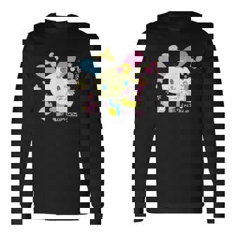 ウサハナ ケーキ 長袖Tシャツ - Kawaiitshirt