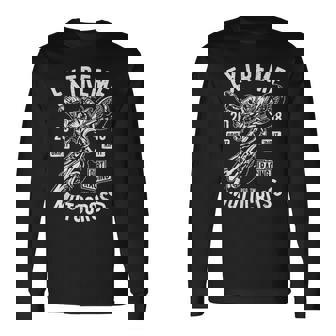 エクストリームモトクロスモータースポーツジャンプ 長袖Tシャツ - Kawaiitshirt