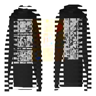 エゴン・シーレアール・ヌーボーによる有名な表現主義の肖像画 長袖Tシャツ - Kawaiitshirt