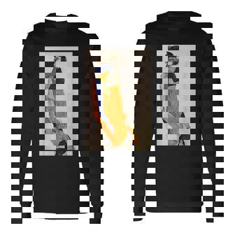 エゴン・シーレ作「ダンサー・モア」1911 長袖Tシャツ - Kawaiitshirt