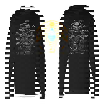 エジプト バステト 猫 スカラベ エジプトの歴史 長袖Tシャツ - Kawaiitshirt