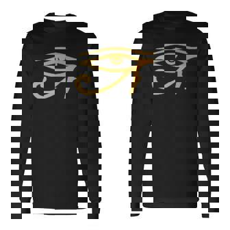 エジプトのラーの目 ホルスの目 長袖Tシャツ - Kawaiitshirt