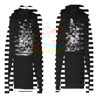 エッグハントにイースターバニーの耳を持つラガディアン。 長袖Tシャツ - Kawaiitshirt