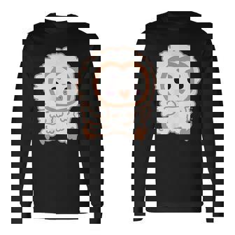 エッホエッホ 一生懸命に走るフクロウの赤ちゃん イラスト 長袖Tシャツ - Kawaiitshirt