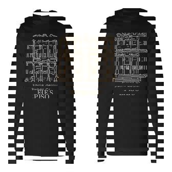 エフェソス、セルチュク、トルコ ケルスス図書館の図面 長袖Tシャツ - Kawaiitshirt