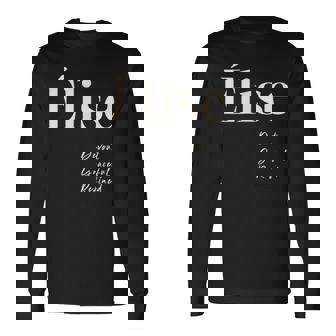 エリーゼ 威厳があり、優雅で洗練された 長袖Tシャツ - Kawaiitshirt