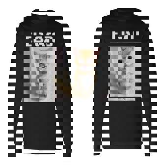 エルガト ミーム 猫 長袖Tシャツ - Kawaiitshirt